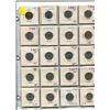Image 1 : PAGE OF CANADIAN FIVE CENT COINS 1943-1962