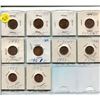 Image 3 : PAGE OF CANADIAN LARGE AND SMALL ONE CENT COINS 1918-1936, PAGE OF CANADIAN SMALL ONE CENT COINS 193