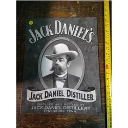 METAL JACK DANIEL'S SIGN