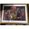 Image 4 : SET OF 4 DOGS PLAYING POKER PICTURES