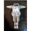 Image 2 : CERAMIC COW SKULL WITH NATIVE FACE