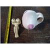 Image 1 : X-RATED SALT + PEPPER SET, AND COFFEE CUP