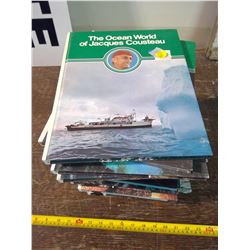 SET OF 19 JACQUES COUSTEAU BOOKS - MISSING #1