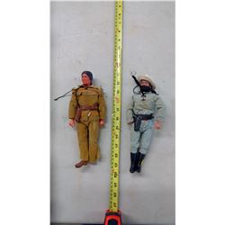 LONE RANGER / TONTO (HAND, FOOT CAN BE REPLACED) - ALL ORIGINAL GUNS AND HOLSTERS