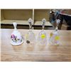 Image 1 : 4 GLASS BELLS