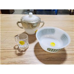 THREE FIRE KING DISHES