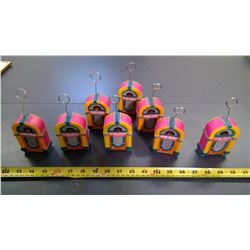 JUKEBOX CARD OR MENU HOLDERS