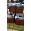 Image 2 : VINTAGE CANISTER & BREADBOX (5 PIECE)