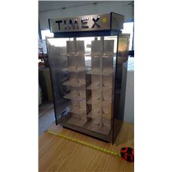 TIMEX MOTORIZED LIGHTED DISPLAY CASE