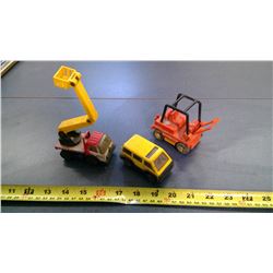 3 TONKA WORK VEHICLES