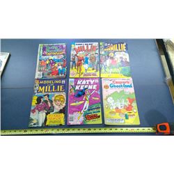 6 VINTAGE COMIC BOOKS