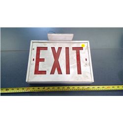 EXIT SIGN