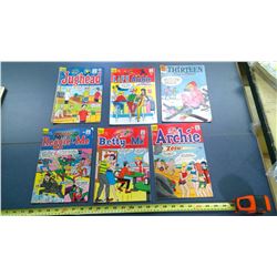 6 VINTAGE COMIC BOOKS