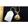 Image 2 : NEW 24K GOLD CLAD, SMILING BUDHA NECKLACE