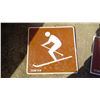 Image 1 : DOWNHILL SKI SIGN