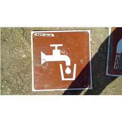 DRINKING WATER SIGN