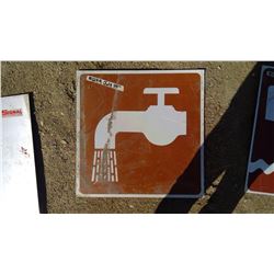 RUNNING WATER SIGN