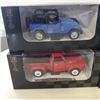 Image 2 : 4 NEWRAY DIE CAST CARS, PLYMOUTH PROWLER, 2000 BNW Z8, DODGE PICKUP 1952 AND JEEP CJT