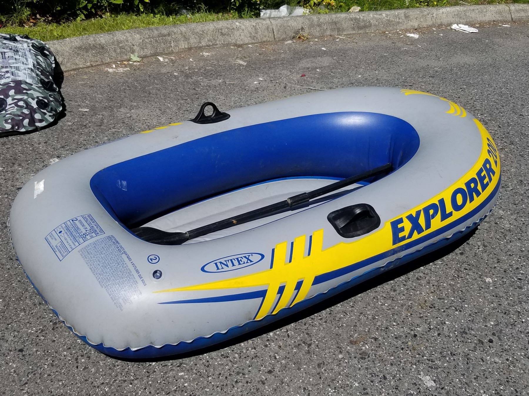 Best Explorer Raft INTEX EXPLORER GREY INFLATEABLE RAFT