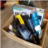 Image 2 : LOT OF ELECTRONICS, CHARGER, VACUUMS, TV WALL MOUNT