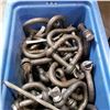 Image 2 : SMALL TOTE OF SHACKLES