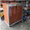 Image 1 : SHELLEY GLASS INDUSTRIAL SLIDING DOOR CABINET