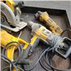 Image 5 : 4 DEWALT TOOLS SKILSAW, HAMMER DRILL, DEPRECATING SAW AND ANGLE GRINDER