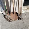 Image 2 : COAL SHOVEL, POST HOLE SHOVEL, AND RAKE