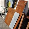 Image 1 : 2 SHEETS OF RUSTED CHECKER PLATE AND 2 SHEETS OF METAL