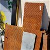 Image 2 : 2 SHEETS OF RUSTED CHECKER PLATE AND 2 SHEETS OF METAL