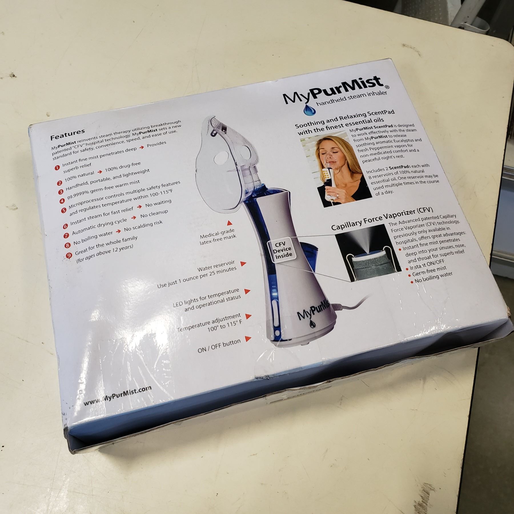 MY PURMIST HAND HELD STEAM INHALER
