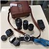 Image 1 : MINOLTA XGM CAMERA W/ 4 LENSES AND ACCESSORIES