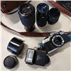 Image 2 : MINOLTA XGM CAMERA W/ 4 LENSES AND ACCESSORIES