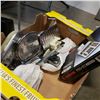 Image 2 : BOX OF IPAD/IPOD DOCK, MEAT SLICER, AND ELECTRONICS