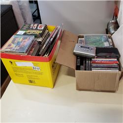 2 BOXES OF CDS