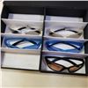 Image 2 : CASE OF SUNGLASSES IN CASE W/ FAN AND LIGHT CARDS