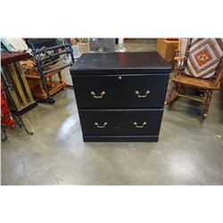 2 DRAWER WOOD FILING CABINET