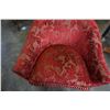 Image 3 : RED UPHOLSTERED BUCKET CHAIR