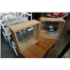 Image 1 : 2 WOOD AND GLASS DISPLAY CASES