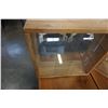 Image 2 : 2 WOOD AND GLASS DISPLAY CASES