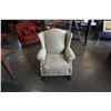 Image 1 : WING BACK CLAWFOOT CHAIR