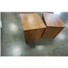 Image 3 : PAIR OF 1 DRAWER PINE NIGHTSTANDS