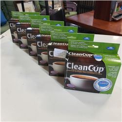 6 BOXES OF NEW KEURIG MACHINE CLEANING PODS RETAIL $10.99/BOX