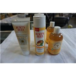 2 BRAND NEW BURTS BEES DEEP CLEANSING CREAM, 2 NEW SUPER SHINEY CONDITIONERS, AND 2 NEW BUBBLE BATHS