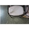 Image 2 : 2 METAL PATIO STOOLS