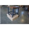Image 2 : 2 BRAND NEW THICK TOP INDUSTRIAL LOOK ENDTABLES - RETAIL $149EA