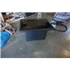 Image 1 : BRAND NEW RATTAN AND GLASS TOP FIRE TABLE 55,000 BTU, CSA APPROVED - RETAIL $999
