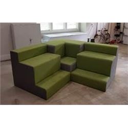 RISE LOUNGE STADIUM SEATING 2 STEP PIECES AND CORNER PIECE