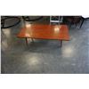 Image 1 : VINTAGE WALNUT COFFEE TABLE