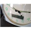 Image 2 : VNTAGE QUARTZ WALL D CLOCK W/ DIGITAL DISPLAY